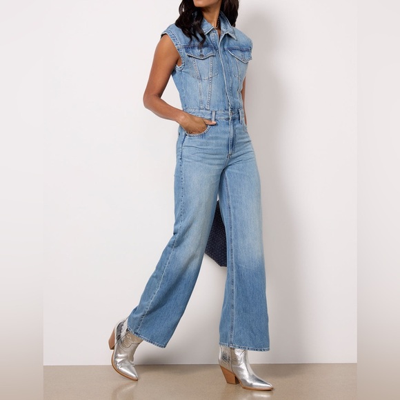 NWT PISTOLA LENNOX DENIM CHIC JUMPSUIT MEDIUM